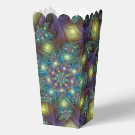 Caja Para Regalos Resumen ilustrado brillante arte fractal púrpura V