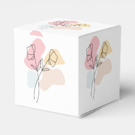 Caja Para Regalos Resumen Pastel Floral