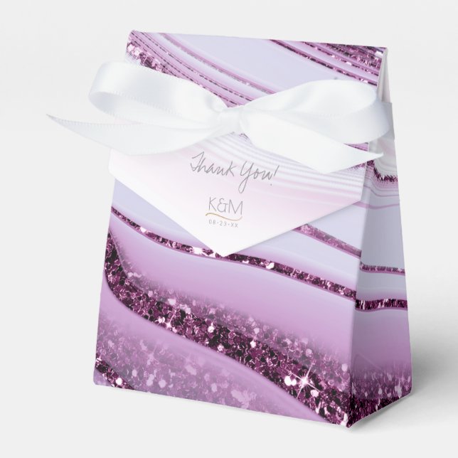 Caja Para Regalos Resumen Purpurina Strata Boda Gracias Lc ID903 (Front Side)