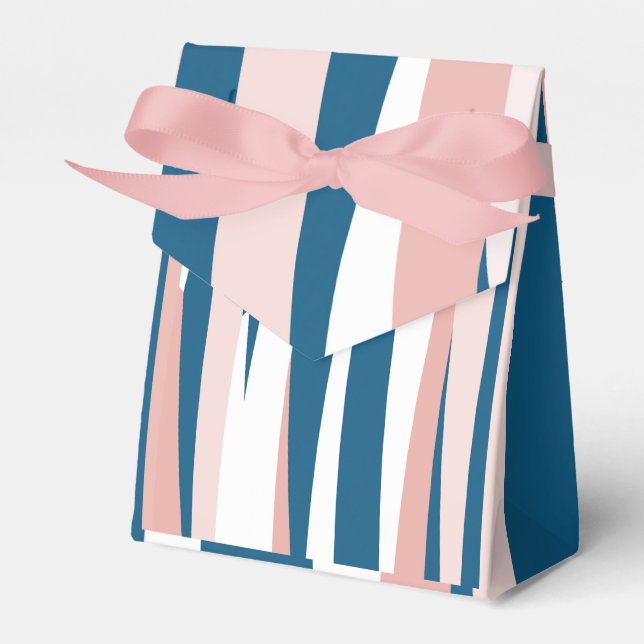 Caja Para Regalos Resumen rosa azul y blanco (Front Side)