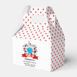 Caja Para Regalos Retro Bowling Kids 1st Birthday Party