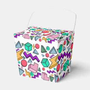 Caja Para Regalos Retro de cosecha estética de los años 80