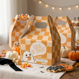 Caja Para Regalos Retro Espeluznante Dulce Fantasma Halloween