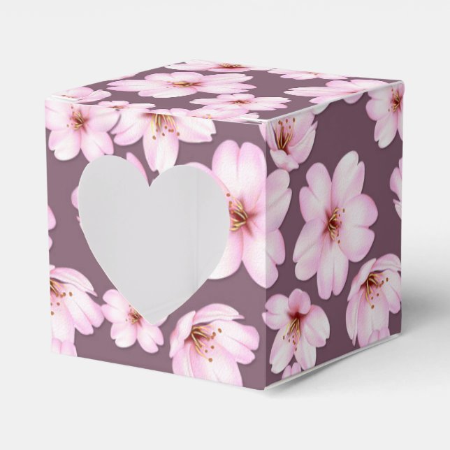 Caja Para Regalos Retro floral étnico (Anverso)