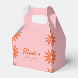 Caja Para Regalos Retro Groovy Daisy Quinceanera