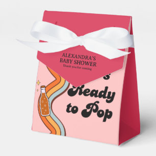Caja Para Regalos Retro Groovy Ella Está Lista Para Salir Retro Rosa