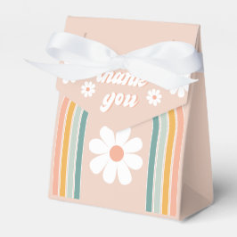 Caja Para Regalos Retro Groovy Un Boho Primer Cumpleaños