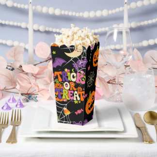 Caja Para Regalos Retro Kawaii Halloween Snacks Espeluznantes