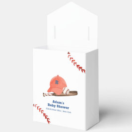 Caja Para Regalos Retro LIttle Slugger Baseball Boy Baby Shower 