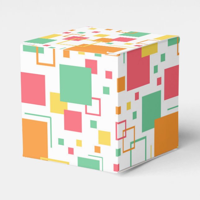 Caja Para Regalos Retro Mod Citrus (Costado Anverso)