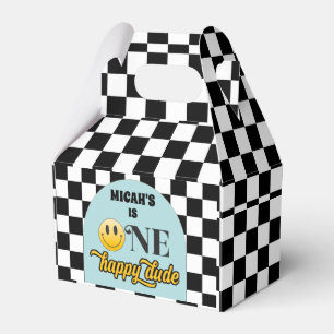 Caja Para Regalos Retro One Happy Dude Birday Party Favbox