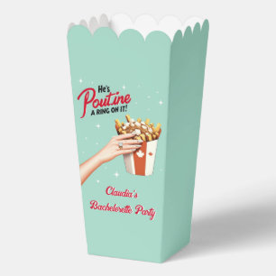 Caja Para Regalos ¡Retro Poutine un anillo! Montreal Bachelorette