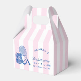 Caja Para Regalos Retro Rosa Último Swing Antes De La Ronda Tenis Ba