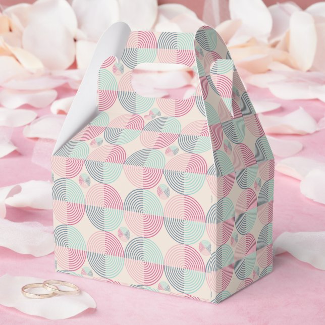 Caja Para Regalos Retro Spiral Vibes (Boda)