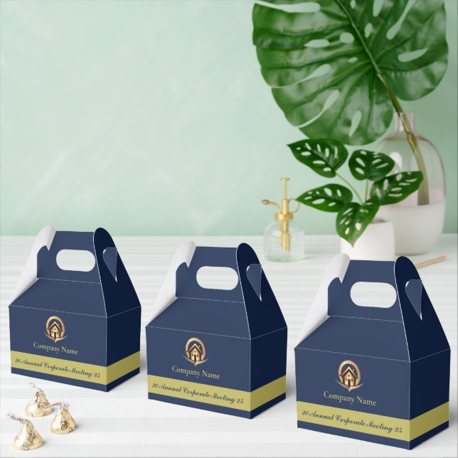 Caja Para Regalos Reunión Anual Corporativa (Múltiple)