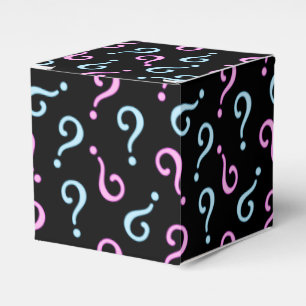 Caja Para Regalos Revelación de bebé rosa o azul