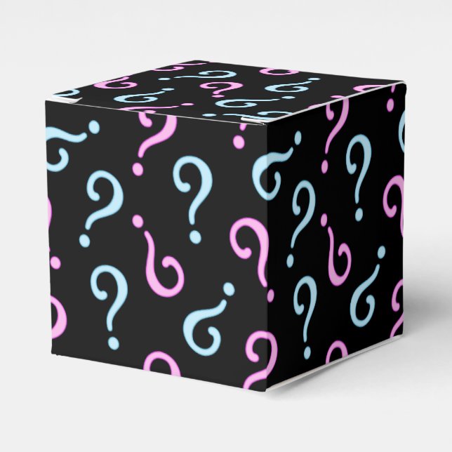 Caja Para Regalos Revelación de bebé rosa o azul (Costado Anverso)