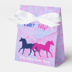Caja Para Regalos Revelación de género de estilo occidental de col