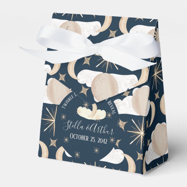 Caja Para Regalos Revelación de género de estrella pequeña Twinkle - (Front Side)