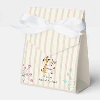 Caja Para Regalos Revelación de género de perro y gato