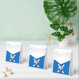 Caja Para Regalos Robbie Burns - En azul Oidhche Bhlas Burns Saltire