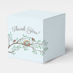 Caja Para Regalos Robin Birds Nest Eggs Spring Baby Shower