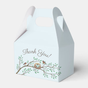 Caja Para Regalos Robin Birds Nest Eggs Spring Baby Shower