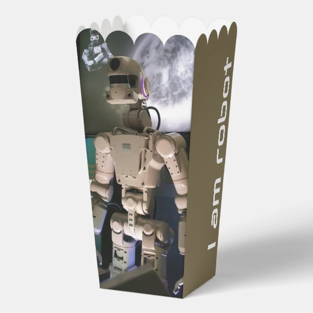 Caja Para Regalos Robot (Reverso )