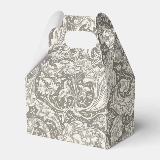 Caja Para Regalos Robot floral botón de William Morris Bachelor (Front Side)