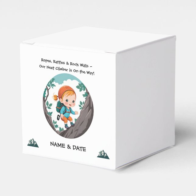 Caja Para Regalos Rock Climber Adventure Chica (Costado Anverso)