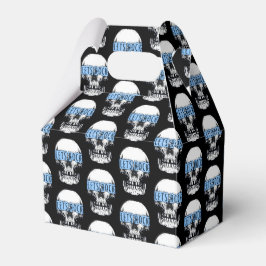 Caja Para Regalos Rock Skull
