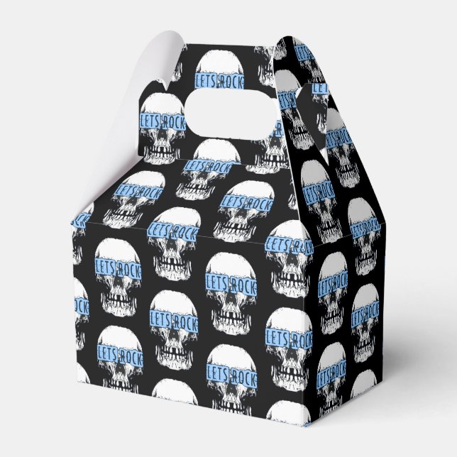 Caja Para Regalos Rock Skull (Front Side)