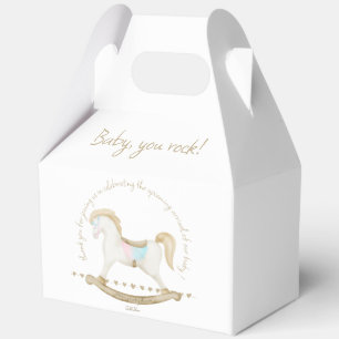 Caja Para Regalos Rockefeller Blue Pink Gender Neutral Baby Shower