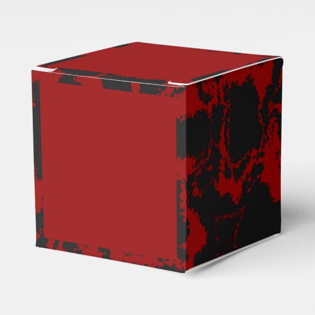 Caja Para Regalos Rojo (Costado Anverso)