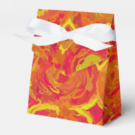 Caja Para Regalos Rojo y amarillo