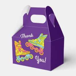 Caja Para Regalos Roller Blades Skates Niños Nacimiento Fiesta Patin