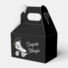 Caja Para Regalos Roller Skate Graduate Party Skyline Rink Black