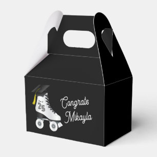Caja Para Regalos Roller Skate Graduate Party Skyline Rink Black