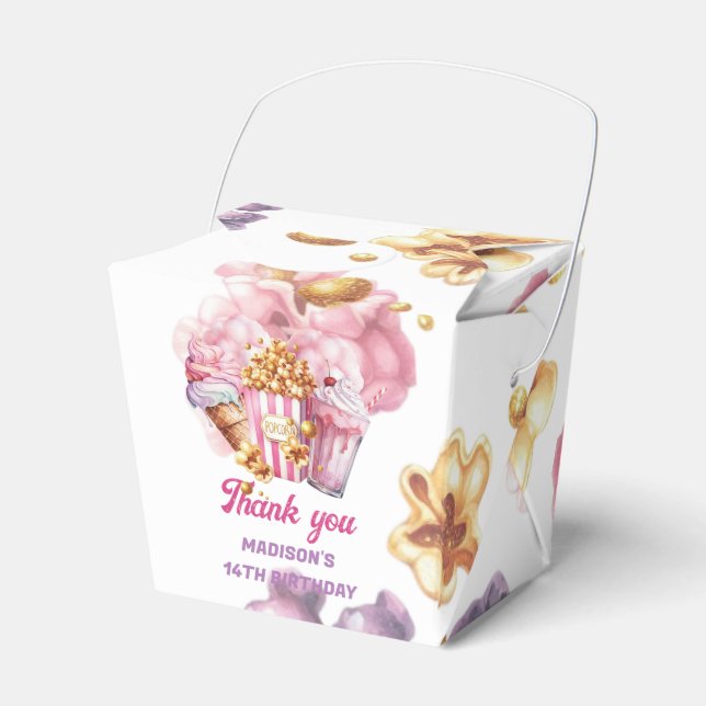 Caja Para Regalos Rollercoaster Popcorn Personalizado Diversión y co (Front Side)