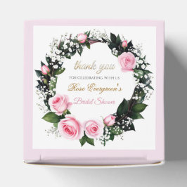 Caja Para Regalos Romance ruidoso: ducha rosa rosa rosa de novia Gra