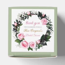 Caja Para Regalos Romance ruidoso: ducha rosa rosa rosa de novia Gra