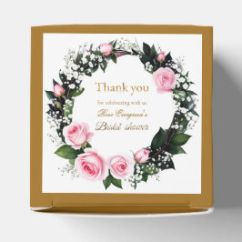 Caja Para Regalos Romance ruidoso: ducha rosa rosa rosa de novia Gra