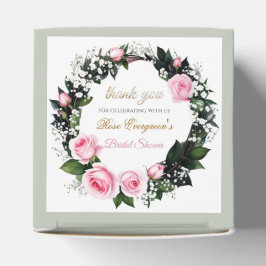Caja Para Regalos Romance ruidoso: ducha rosa rosa rosa de novia Gra