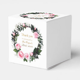 Caja Para Regalos Romance ruidoso: ducha rosa rosa rosa de novia Gra