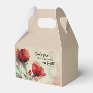 Caja Para Regalos Romanos 5:5 La Biblia de amor de Dios contra las f