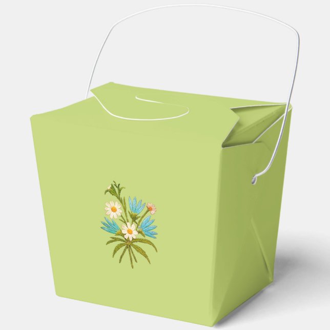 Caja Para Regalos Romantic Flower – Botanical Fantasy Bouquet  (Anverso)