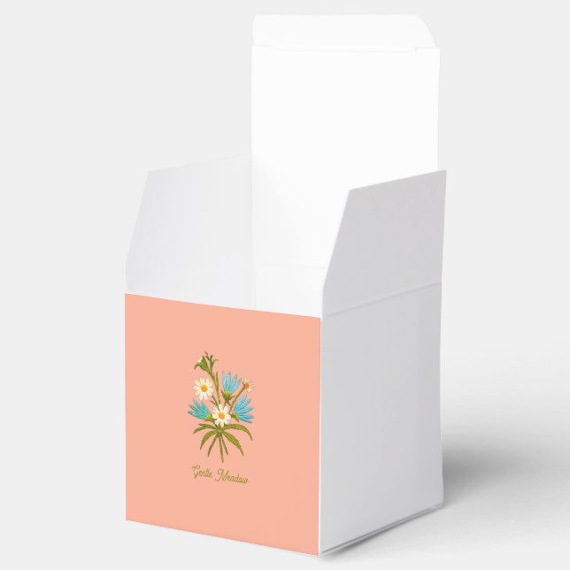 Caja Para Regalos Romantic Flower – Botanical Fantasy Bouquet Pillow (Abierto)