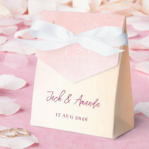 Caja Para Regalos Romántica acuarela Colorful Wedding Favor Box