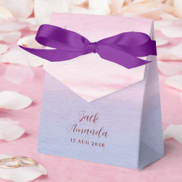 Caja Para Regalos Romántica acuarela Colorful Wedding Favor Box