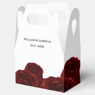Caja Para Regalos Romántica caída boda al aire libre hermosas rosas